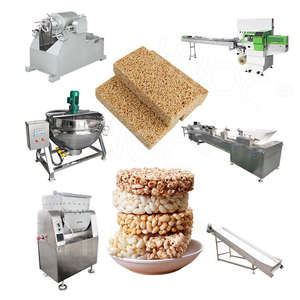 HNOC, máquina automática para hacer pasteles de caramelo de arroz inflado, máquina para tratar arroz Krispie, línea de producción de barras de cereales y proteínas - Product Image 1