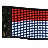 Panel de Luz LED Matricial para Coche, 12V 5W, Pantalla para Parabrisas, Ojo de Diablo, Control Remoto por Aplicación, Pantalla Electrónica Decorativa, Personalizable, para Ventana de Camioneta