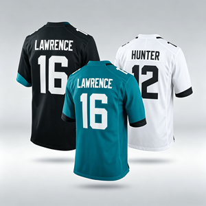 Maglia di Alta Qualità 16 # Lawrence 12 # Maglia Personalizzata di Football Americano con Ricamo Hunter - Product Image 1