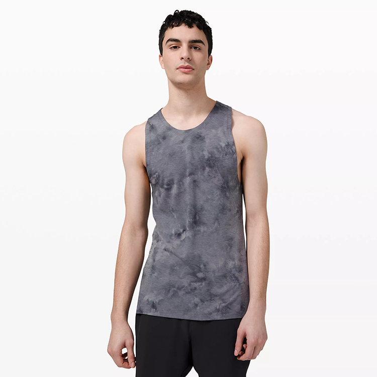 Изготовленный на заказ нейлон для спортзала бега фитнеса «вареный» Спортивные мужские тренировочные майки для мужчин