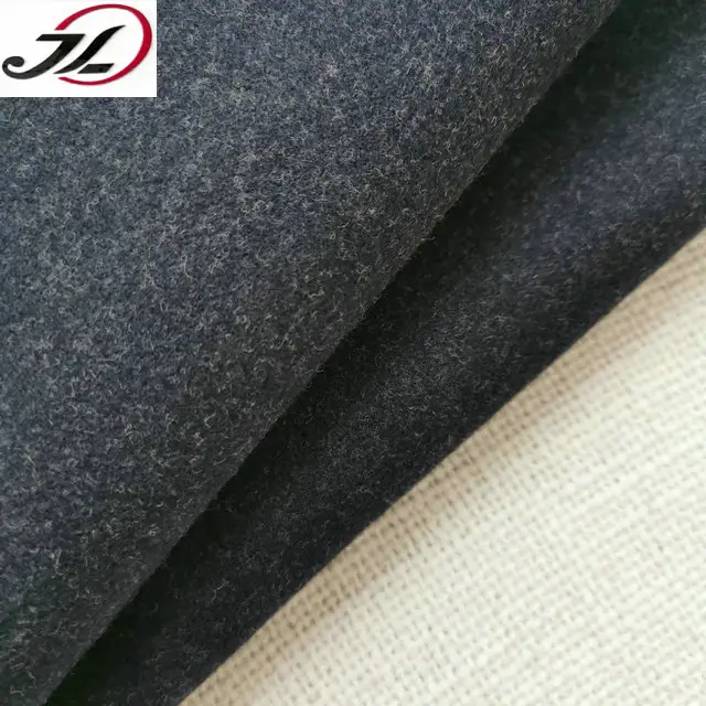 China Hersteller glatt gestrickt Tweed Wollstoff für Mantel