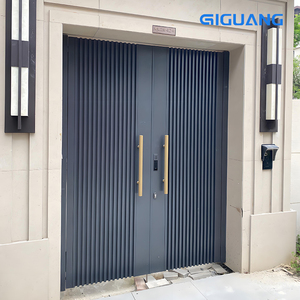 Portes pivotantes en aluminium pour l'entrée principale contemporaine de style américain pour les maisons Porte pivotante principale extérieure moderne - Product Image 2