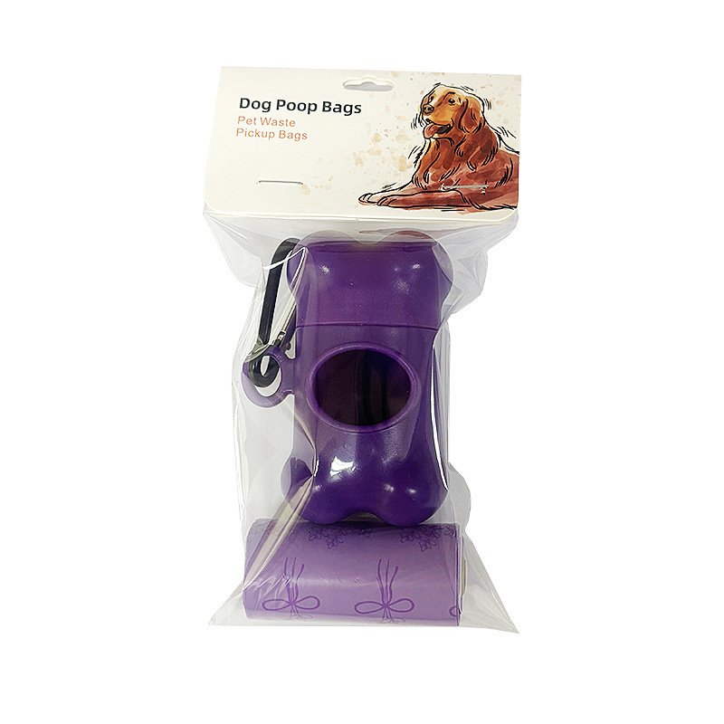 1 rouleau + 1 distributeur d'os/violet