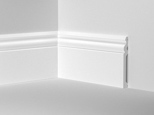 Lignes de décoration d'angle JOCY, hauteur 10 cm, accessoire de sol, <span class=keywords><strong>plinthe</strong></span>, anti-rayures, moulure de sol, moulure en PS mat - Product Image 5