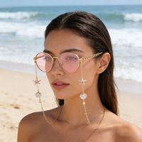 Chaîne de lunettes tendance en forme d'étoile de mer, accessoire antidérapant, vente en gros