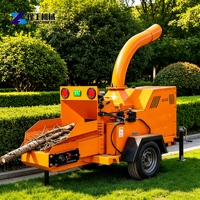 Broyeur de bois mobile compact pour le jardin, la cour, la ferme et les travaux forestiers