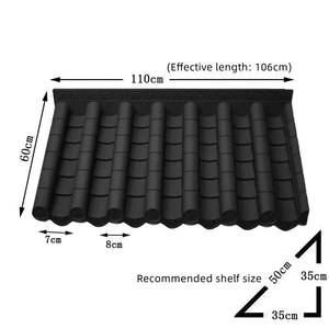 Tejas de plástico de resina artificial, lámina de <span class=keywords><strong>techo</strong></span> antigua Pp, revestimiento impermeable, Material de Casa construido, azulejo de <span class=keywords><strong>techo</strong></span> de resina sintética Asa - Product Image 6