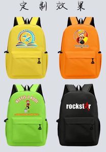 Factory OEM ODM Custom Logo Anti-Theft <b>Waterproof</b> Polyester School <b>Backpacks</b> Secondary Students Cartoon Print 36-55L Unisex - Product Image 3