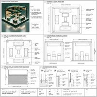 Vitrine à bijoux moderne, mobilier de présentation de bijoux, kiosque à bijoux pour centre commercial, prix d'usine