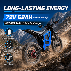 มอเตอร์ไซค์วิบาก Sailimotor SLMD-6X 22KW 72V 58Ah ความเร็วสูง 100 กม./ชม. สำหรับผู้ใหญ่ - Product Image 2