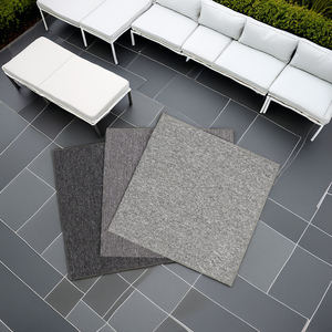 Thương mại khu dân cư PVC được hỗ trợ Non-Slip thảm sàn gạch vuông gạch cho văn phòng phòng khách sạn ngoài trời sử dụng trừu tượng