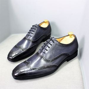 Zapatos de Cuero para Hombre, Formales de Negocios, con Punta Cuadrada, Impermeables, de Piel de Oveja, Casuales, Modernos, con Flecos, Ligeros y Transpirables para Otoño - Product Image 4
