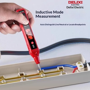 Delixi R2897 - Lápiz detector de cables rotos multifunción de 12-600V 3966 con pantalla digital, prueba de inducción especial para electricistas - Product Image 3