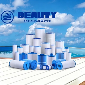 Cartouche de filtre de piscine PLF-INTB compatible avec Bestway <span class=keywords><strong>Type</strong></span> IV, <span class=keywords><strong>INTEX</strong></span> <span class=keywords><strong>TYPE</strong></span> <span class=keywords><strong>B</strong></span> avec noyau intérieur en PP - Product Image 1