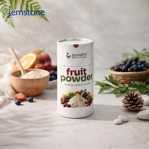 Customized Eco Friendly Dried Fruit Powder Cylinder Packaging Box Cookie Candy Craft Cardboard Food Grade Paper Tubes - Product Image 1