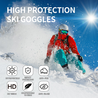Yijia Optique hiver lunettes lunettes anti-buée uv400 protection anti-rayures sport lunettes de sécurité neige snowboard ski lunettes