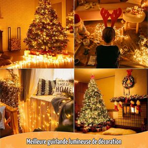 VANTUR Customizable Length Copper LED Firefly Fairy Twinkle String <b>Lights</b> with IP65 Rating for <b>Outdoor</b> <b>Christmas</b> <b>Decoration</b> - Product Image 5