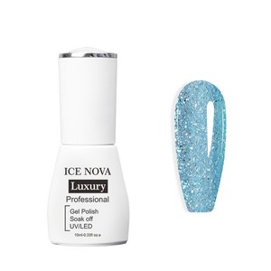 Esmalte de gel de diamante brillante ICE NOVA, polvo brillante, caramelo más suave, Hema/Tpo Free, más brillante, nuevo diseño, Etiqueta Privada - Product Image 1