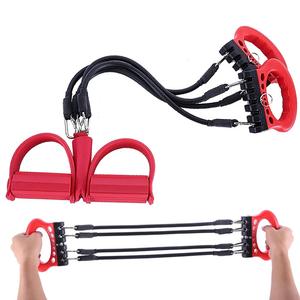 ชุดล้อบริหารหน้าท้องแบบถอดออกได้อุปกรณ์เล่นกีฬาสำหรับครอบครัวขนาด5 In1ทำจากเหล็ก PP สีแดงสีน้ำเงิน - Product Image 6