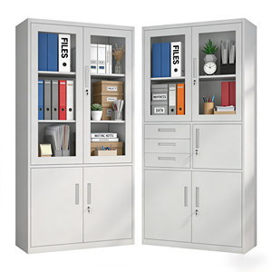 Armoire <span class=keywords><strong>de</strong></span> classement métallique moderne 2026 à prix <span class=keywords><strong>de</strong></span> <span class=keywords><strong>gros</strong></span> avec porte vitrée ou tiroirs, casiers <span class=keywords><strong>de</strong></span> rangement pour <span class=keywords><strong>bureau</strong></span> - Product Image 1