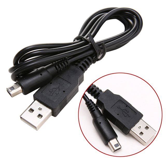 1.2m USB Data Charger Power Cable Charging for Nintendo DSI NDSI 3DS XL LL Game Console Cord Accessories