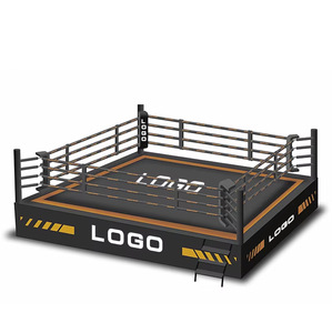 Rings de boxe sur mesure, fabrication directe d'usine, plateformes de combat Sanda/<span class=keywords><strong>MMA</strong></span>, structure en tube d'acier épaissi, résistant aux chocs - Product Image 2