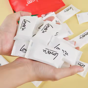 Vente chaude Serviette Jetable En Gros Tissu Comprimé Portable Serviette Comprimée Coin Tissu pour Voyage - Product Image 1