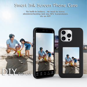 E-Ink เคสโทรศัพท์สำหรับ <span class=keywords><strong>iPhone</strong></span> 16 PRO MAX Ai Smart NFC DIY รูปภาพเคสโทรศัพท์มือถือสำหรับ <span class=keywords><strong>iPhone</strong></span> 16 16 16 Pro 16 PLUS 15 14 13 <span class=keywords><strong>12</strong></span> - Product Image 2