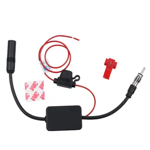 Car Radio Aerials 12V Auto Car Radio FM Antenna Signal Amp Amplifier Booster Radio FM for Car Boat RV Signal