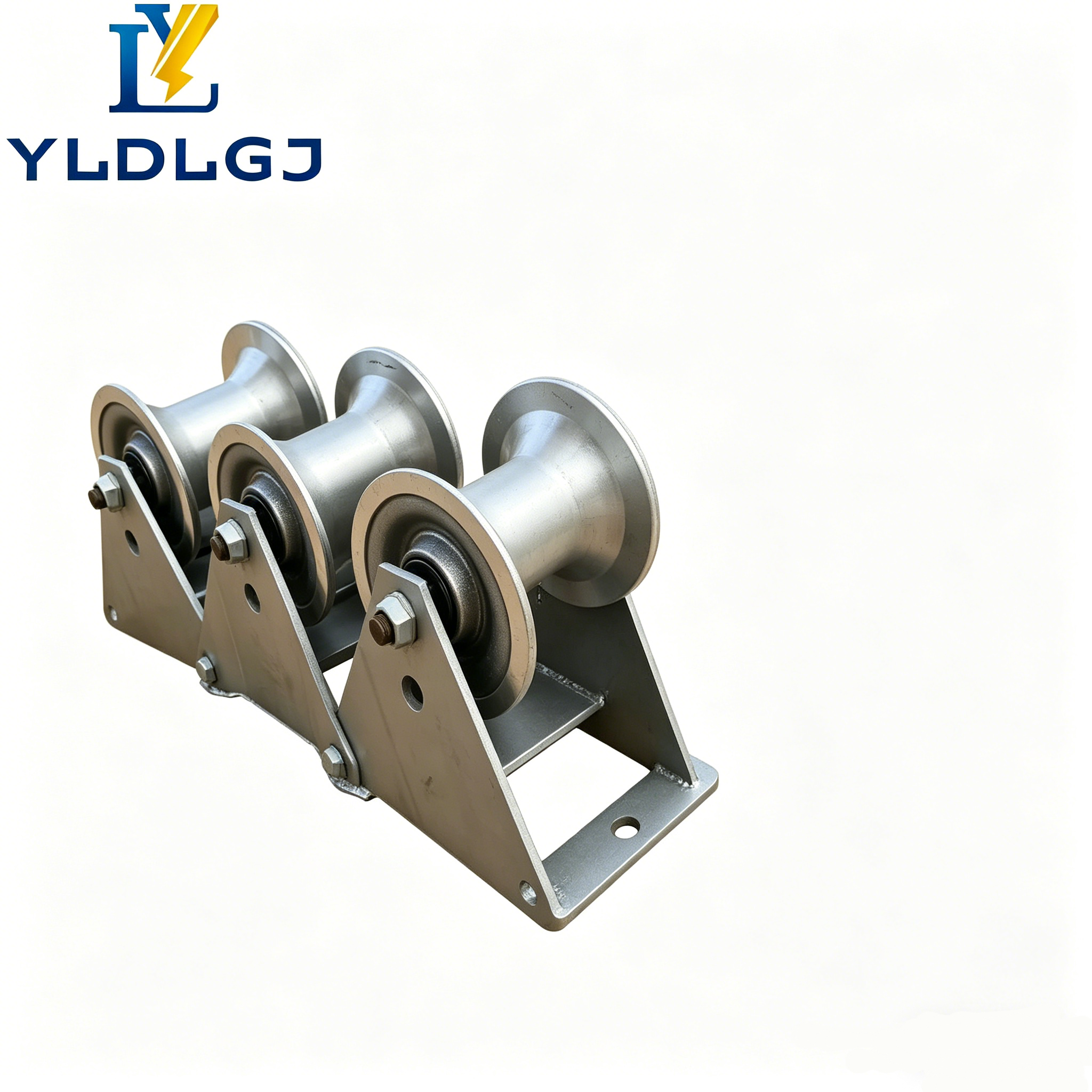 YILI Industrial Articulated Triple Corner <strong>Cable</strong> Roller Aluminum Three Wheel <strong>Guide</strong> for Power Grid <strong>Underground</strong> Pipe Construction