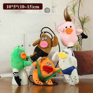 Portachiavi Trendy HECION a Forma di Persona Pazzo in Peluche, Giocattolo Creativo e Simpatico, Charm per Borse - Product Image 2