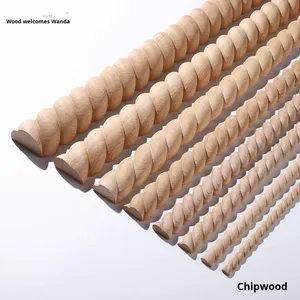 Dongyang Đức sồi gỗ khắc Xoắn dòng Trần Tường cạnh dải nhà Tủ rượu hiển thị cửa sổ bán tròn trang trí - Product Image 2