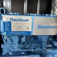 Groupe électrogène diesel super silencieux Baudouin de haute qualité 160 kVA 110 kVA 250 kW 400 V Triphasé 50 Hz Démarrage automatique ATS Moteur 6M16G350
