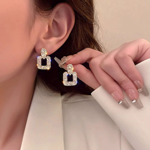 Geometric <strong>Stud</strong> <strong>Earrings</strong> Elegant Small Batch Design Charming <strong>Earring</strong> Jewelry Wholesale N2403122 - Product Image 2