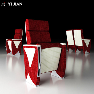 Nuevo estilo, muebles de Teatro de auditorio de tela ecológicos, asientos de silla de audiencia cómodos para uso escolar y hotelero - Product Image 2