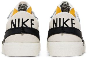 <span class=keywords><strong>Nike</strong></span> Blazer Low '77 Jumbo pour homme, chaussures de skateboard blanches <span class=keywords><strong>et</strong></span> noires à lacets, en cuir véritable, bout rond - Product Image 3