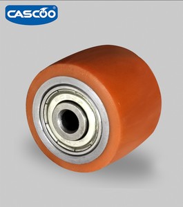 CASCOO Polyurethan-Niedrigprofilrollen Hochwertige Maßgefertigte Braune Blaue Gelbe Grüne Metall-OEM-Stahlrollen und -Räder - Product Image 3