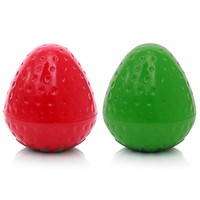 Baume à Lèvres Magique Hydratant Effet Brillant Forme Fraise pour Soin des Lèvres, Gloss Scintillant Hydratant pour Femme