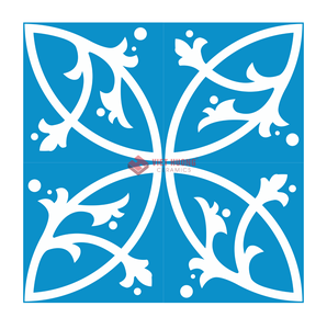 Carrelage en ciment encaustique carré 200x230mm, carrelage décoratif en béton fait main vintage, exportation mondiale B2B, meilleur prix - Product Image 1