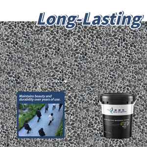 Pavé antidérapant écologique perméable en résine de pierre lavée motif Pieon bleu, personnalisé en usine pour les allées de parcs municipaux - Product Image 3