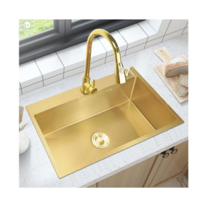 In acciaio inossidabile grande ciotola singola con scolapiatti sotto il montaggio lavelli da bagno moderni lavelli da <span class=keywords><strong>cucina</strong></span> intelligente - Product Image 1