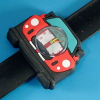 Montre à quartz pour enfants Cartoon Pat avec bracelet en silicone, cadran parfait, cadeau d'anniversaire pour enfants, avec mouvement à aiguilles par Haiou