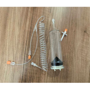 Siringa Angioiniettore Monouso in PVC di Grado Clinico ad Alta Pressione 150ml Sterile per Radiologia CT, Accessorio Monouso - Product Image 3