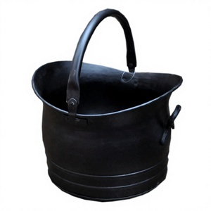 Metal <b>Coal</b> Bucket Decorative Wood Fire Uses Custom Black Bucket Farmhouse Garden Decorative <b>Coal</b> Bucket With Logo - Product Image 1