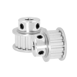 Puleggia di Distribuzione in Alluminio con Cuscinetti per Motori Elettrici DC, Economica Puleggia a Ingranaggi con Cinghia in Nylon - Product Image 2