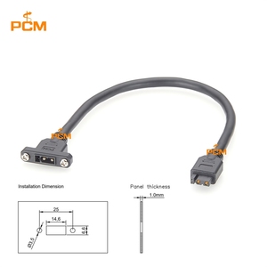 Cavo di Prolunga CANBus XT30 2+2 Amass Maschio-Femmina con Vite per Montaggio su Pannello, per Robotica, AGV, Automazione Industriale, Servomotore - Product Image 3
