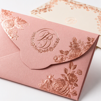 Ensemble d'enveloppes de luxe personnalisées avec sceau de cire et ruban pour invitations de mariage, cartes de vœux, événements et billets d'entrée – Papier Kraft sur mesure