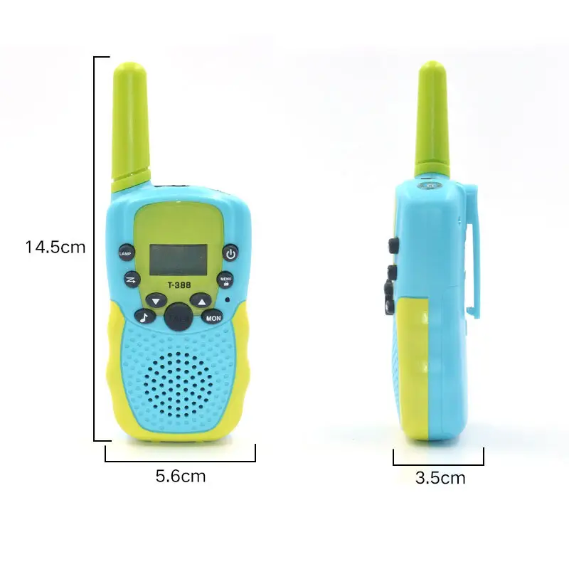 Usine pas cher enfants talkie-walkie Radio bidirectionnelle Mini talkie-walkie longue portée en plein air pour enfants 22 canaux Communication QIDA