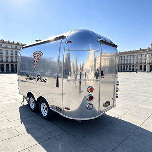 Mobile Food Trailer Snack Cart Food Truck Carts Coffee Cart Food Concession Trailer Fully Equipped Kitchen Cabinets - Product Image 6