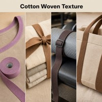 Ruban en coton pur/polyester recyclé écologique certifié Oeko-Tex GOTS GRS, accessoires vestimentaires